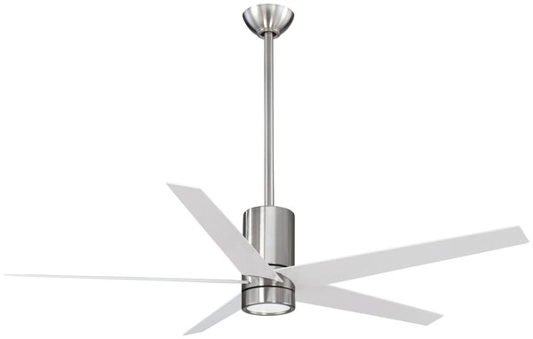 Minka Aire - F828-BN/WH - 56"Ceiling Fan - Symbio - Brushed Nickel/White