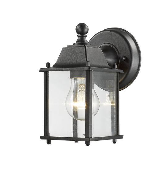 Z-Lite - 551BK - One Light Outdoor Wall Mount - Waterdown - Black