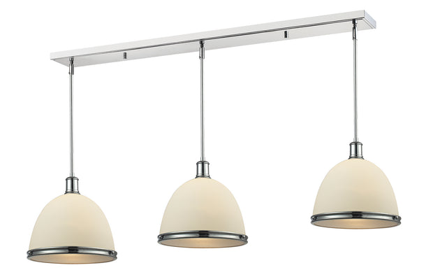 Z-Lite - 715P13-3CH - Three Light Linear Chandelier - Mason - Chrome