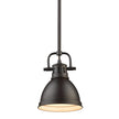 Golden - 3604-M1L RBZ-RBZ - One Light Mini Pendant - Duncan RBZ - Rubbed Bronze