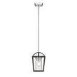 Golden - 4309-M1L BLK-SD - One Light Mini Pendant - Mercer - Matte Black