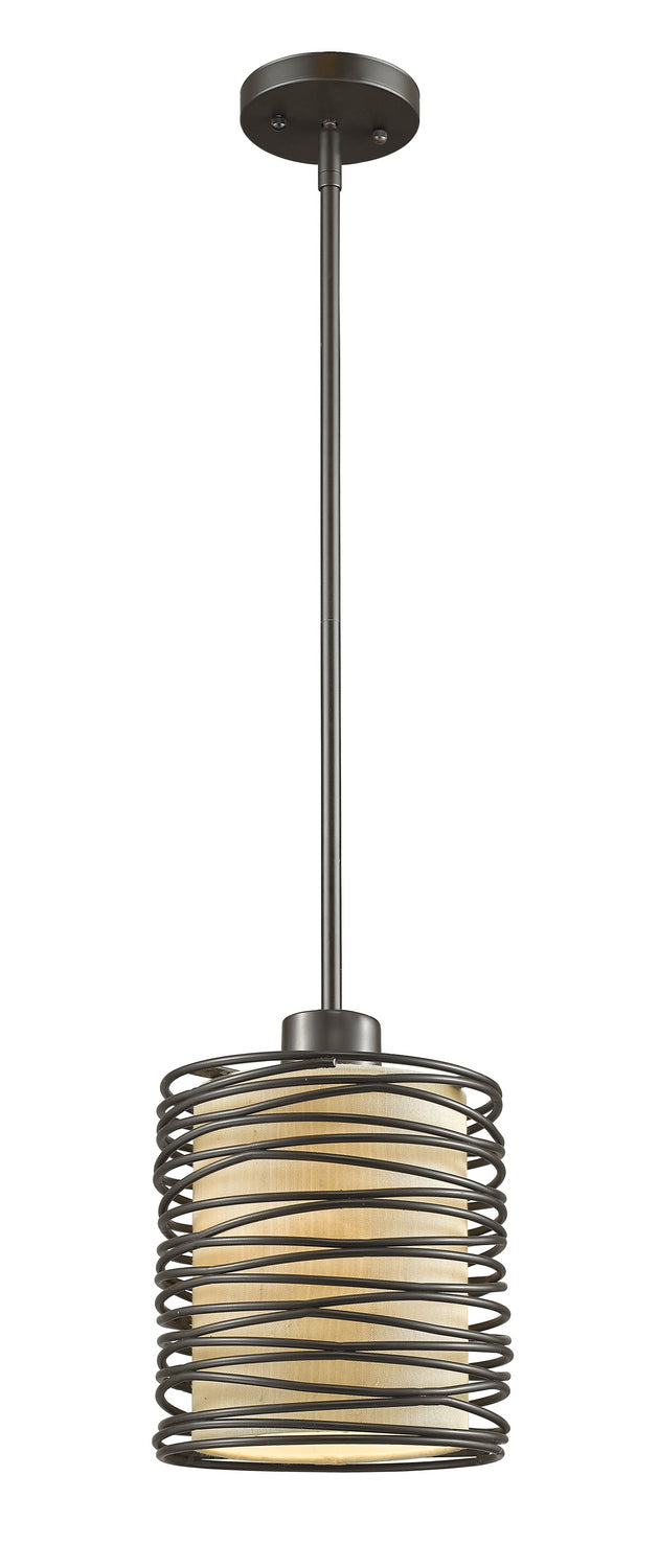 Z-Lite - 2009MP-BRZ - One Light Pendant - Zinnia - Bronze