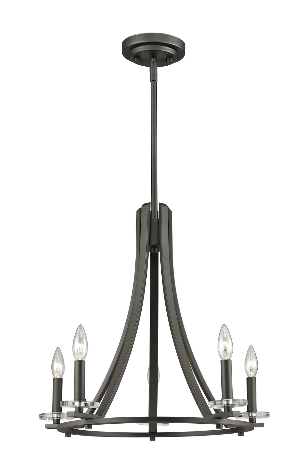 Z-Lite - 2010-5BRZ - Five Light Chandelier - Verona - Bronze