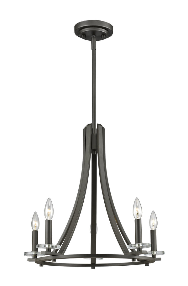 Z-Lite - 2010-5BRZ - Five Light Chandelier - Verona - Bronze