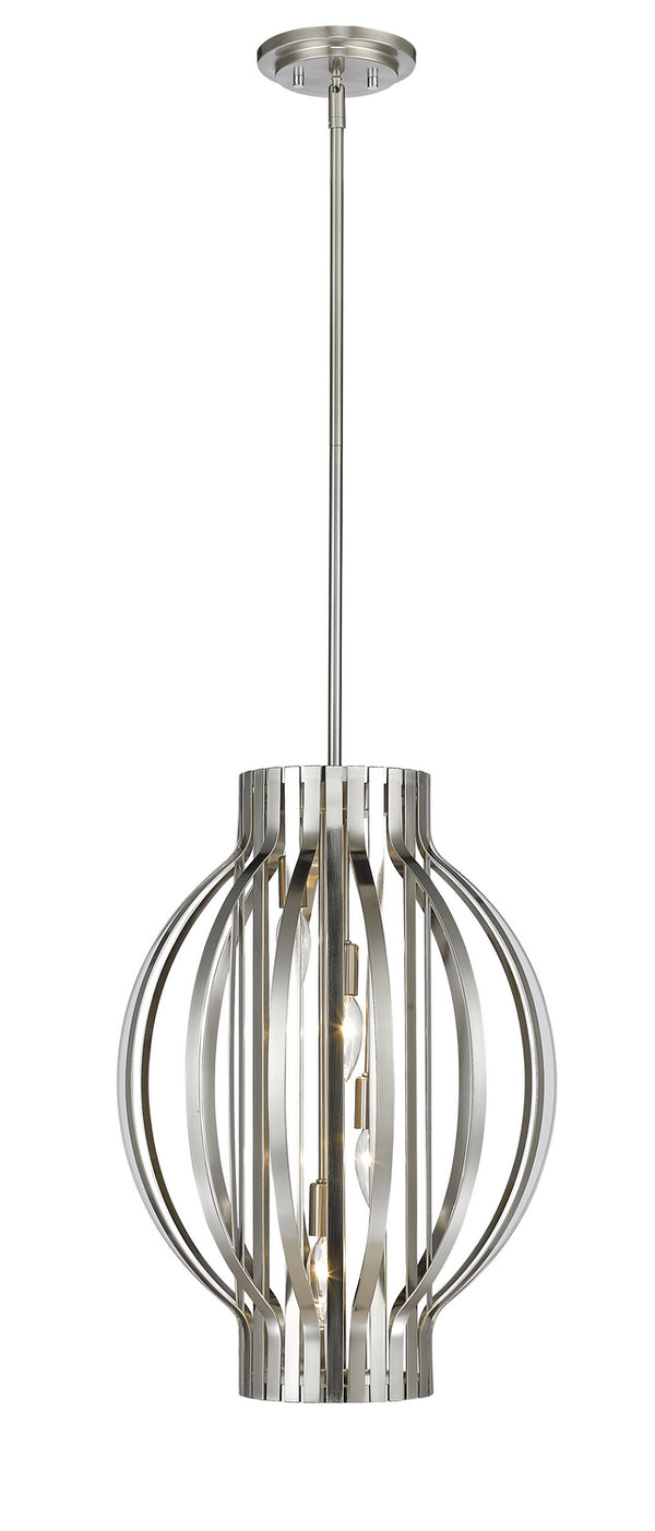 Z-Lite - 436-16BN - Four Light Pendant - Moundou - Brushed Nickel