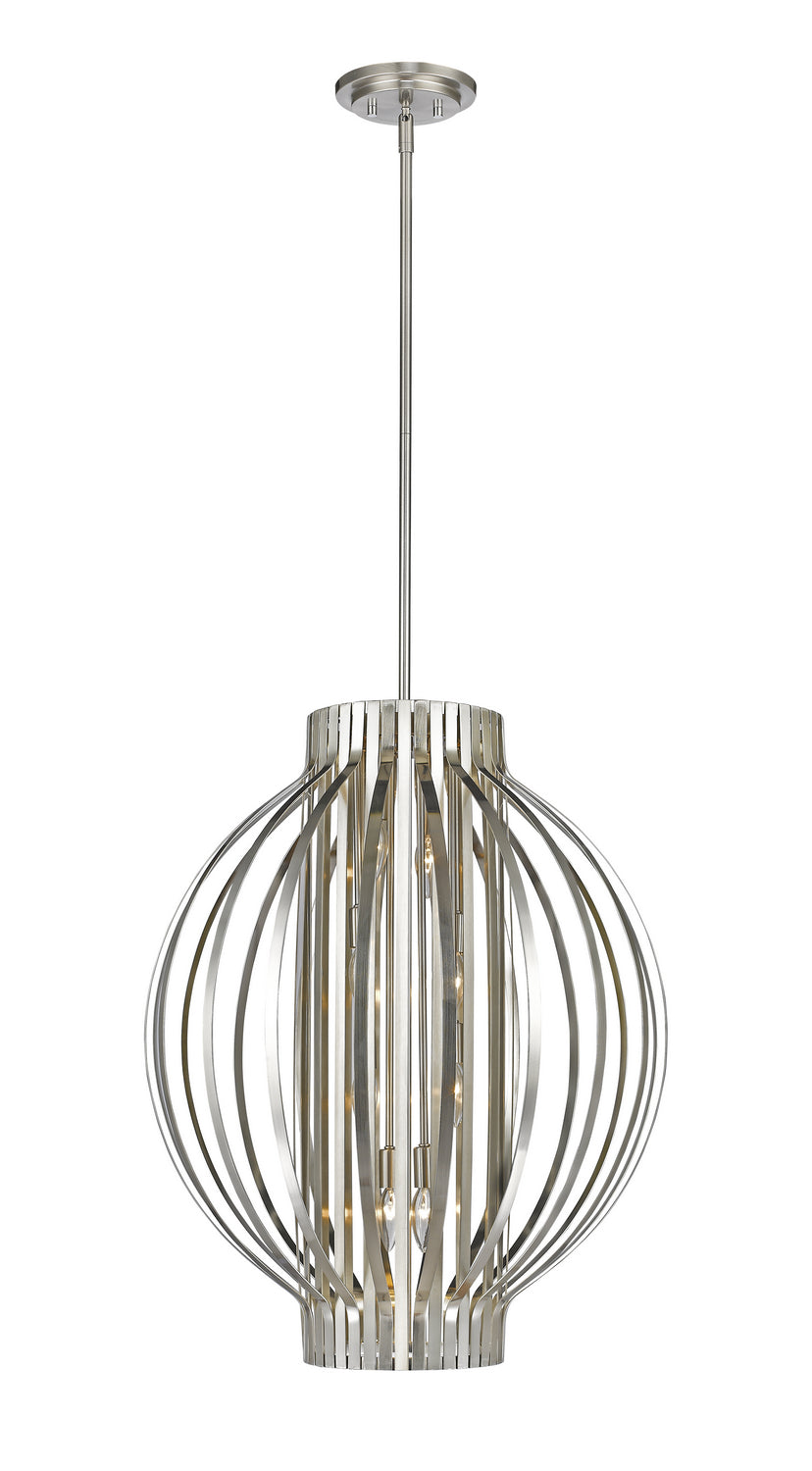 Z-Lite - 436-24BN - Eight Light Pendant - Moundou - Brushed Nickel