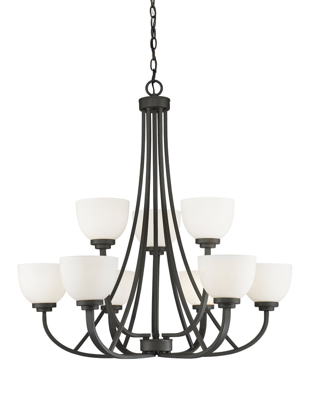 Z-Lite - 443-9-BRZ - Nine Light Chandelier - Ashton - Bronze