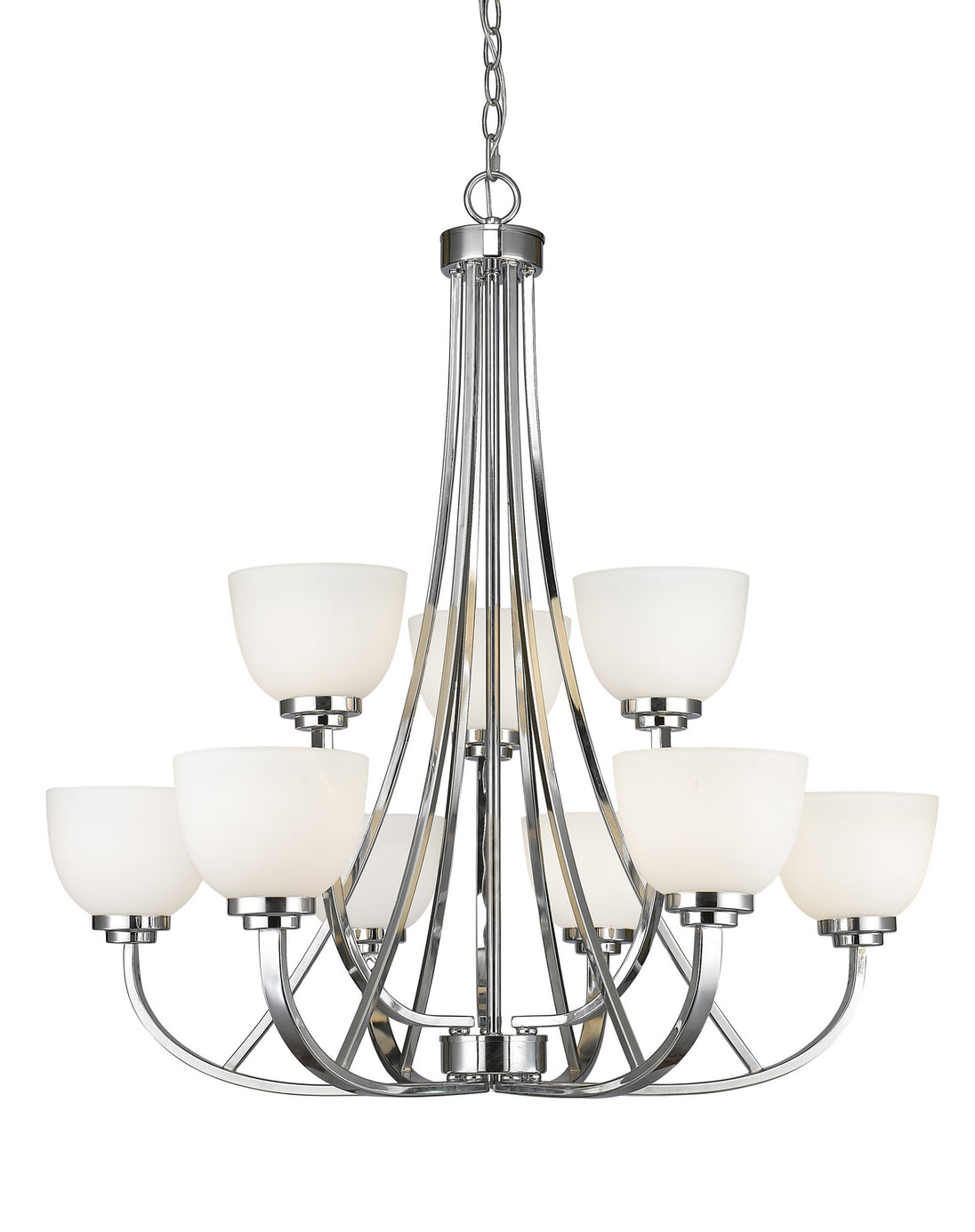 Z-Lite - 443-9-CH - Nine Light Chandelier - Ashton - Chrome