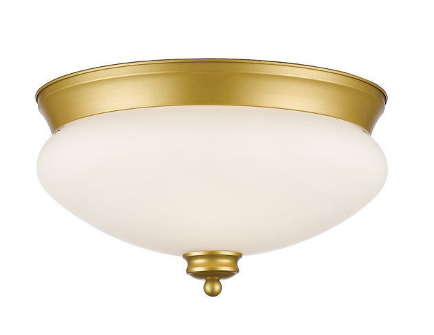 Z-Lite - 721F2-SG - Two Light Flush Mount - Amon - Satin Gold