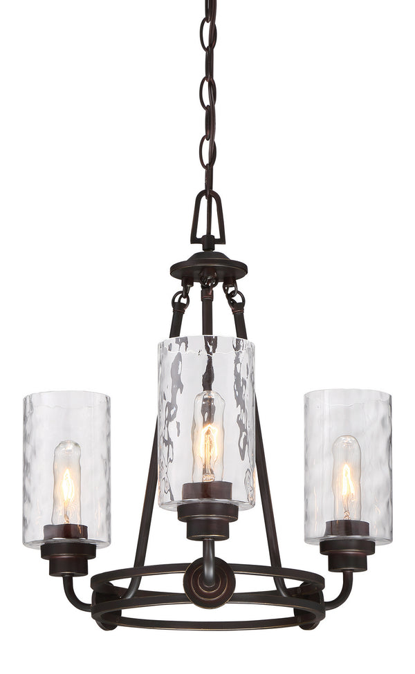 Designers Fountain - 87183-OEB - Three Light Chandelier - Gramercy Park - Old English Bronze