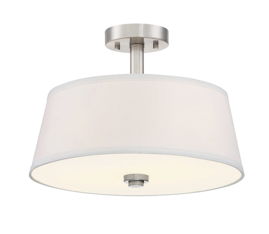 Designers Fountain - 88511-SP - Semi-Flush Mount - Studio - Satin Platinum