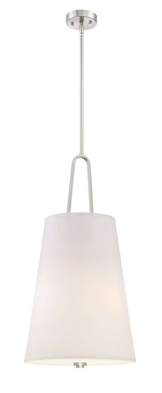 Designers Fountain - 88553-SP - Foyer Pendant - Studio - Satin Platinum