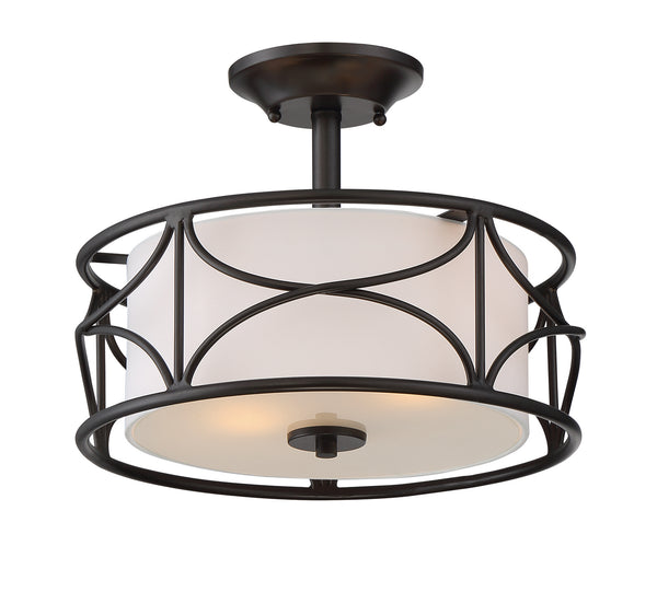 Designers Fountain - 88611-ORB - Semi-Flush Mount - Avara - Oil Rubbed Bronze