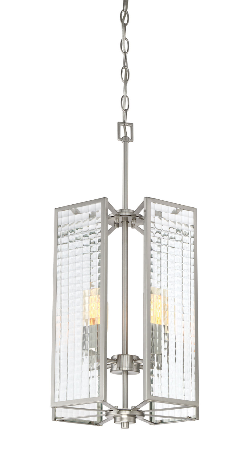 Designers Fountain - 88854-SP - Foyer Pendant - Pivot - Satin Platinum