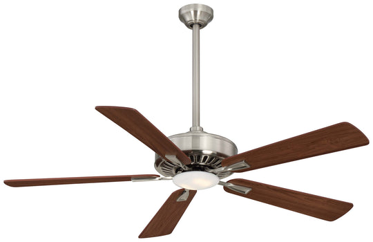 Minka Aire - F556L-BN/DW - 52"Ceiling Fan - Contractor Plus Led - Brushed Nickel/Dark Walnut