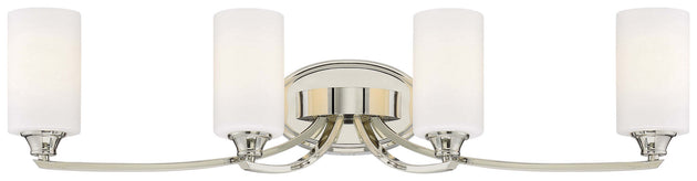 Minka-Lavery - 3984-613 - Four Light Bath - Tilbury - Polished Nickel