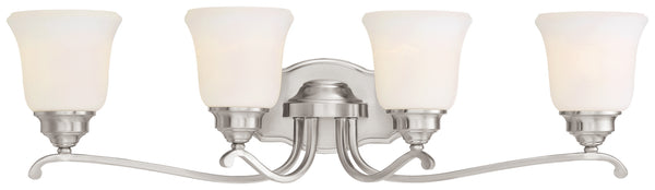 Minka-Lavery - 3324-84 - Four Light Bath - Savannah Row - Brushed Nickel