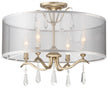 Minka-Lavery - 4443-582 - Four Light Semi Flush Mount - Laurel Estate - Brio Gold