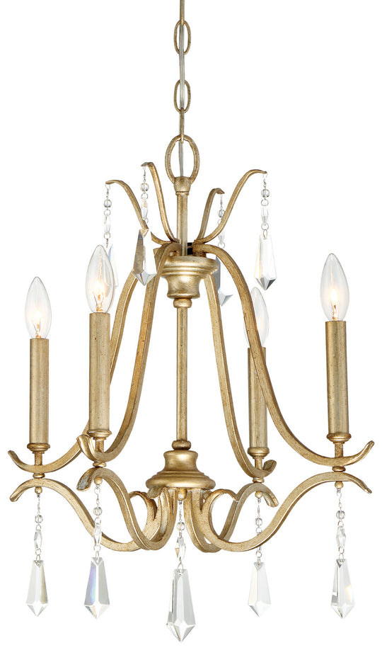 Minka-Lavery - 4444-582 - Four Light Chandelier - Laurel Estate - Brio Gold