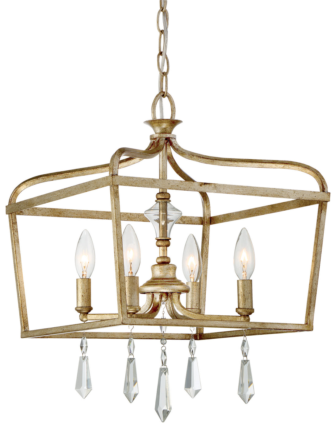 Minka-Lavery - 4447-582 - Four Light Pendant - Laurel Estate - Brio Gold