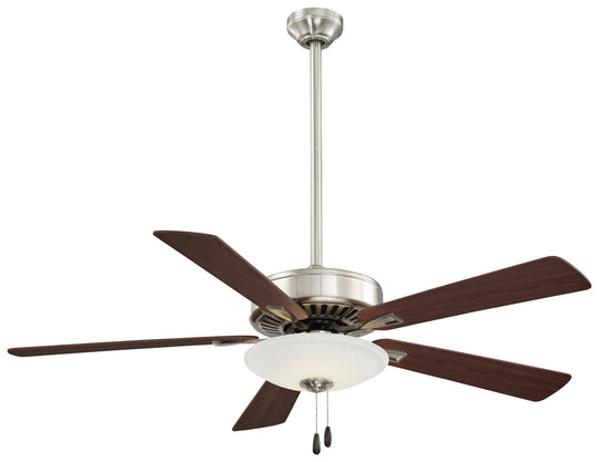 Minka Aire - F656L-BN/DW - 52"Ceiling Fan - Contractor Uni-Pack Led - Brushed Nickel/Dark Walnut