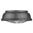 Golden - 7312-FM BP - Two Light Flush Mount - Bartlett BP - Black Patina