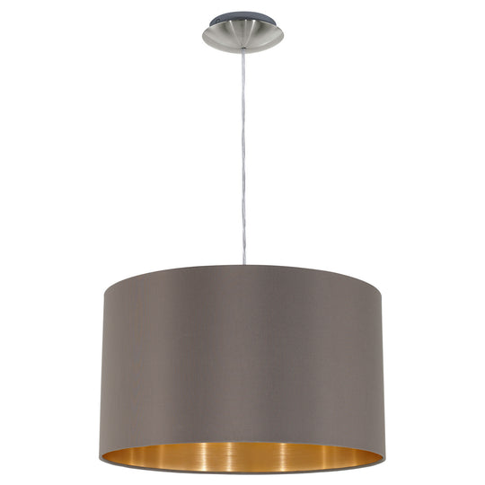 Eglo USA - 31603A - One Light Pendant - Maserlo - Satin Nickel