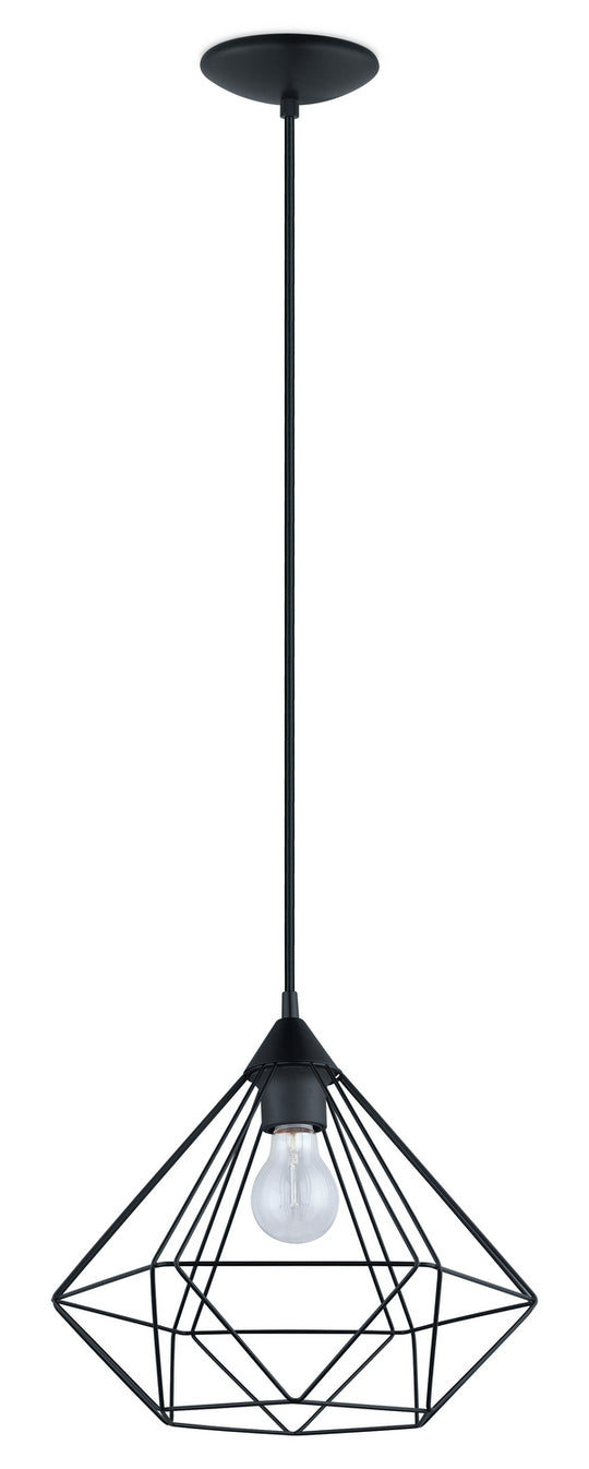 Eglo USA - 94188A - One Light Pendant - Tarbes - Matte Black