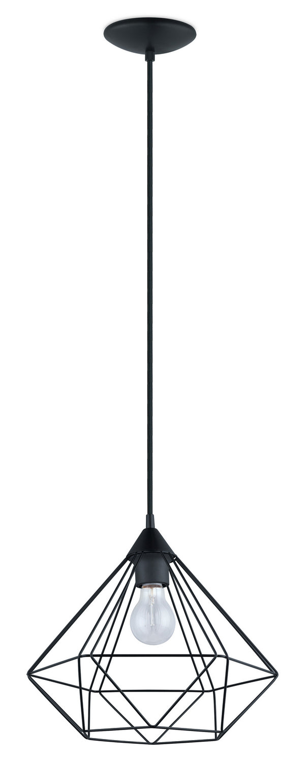 Eglo USA - 94188A - One Light Pendant - Tarbes - Matte Black