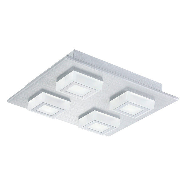 Eglo USA - 94508A - LED Ceiling Mount - Masiano - Brushed Aluminum
