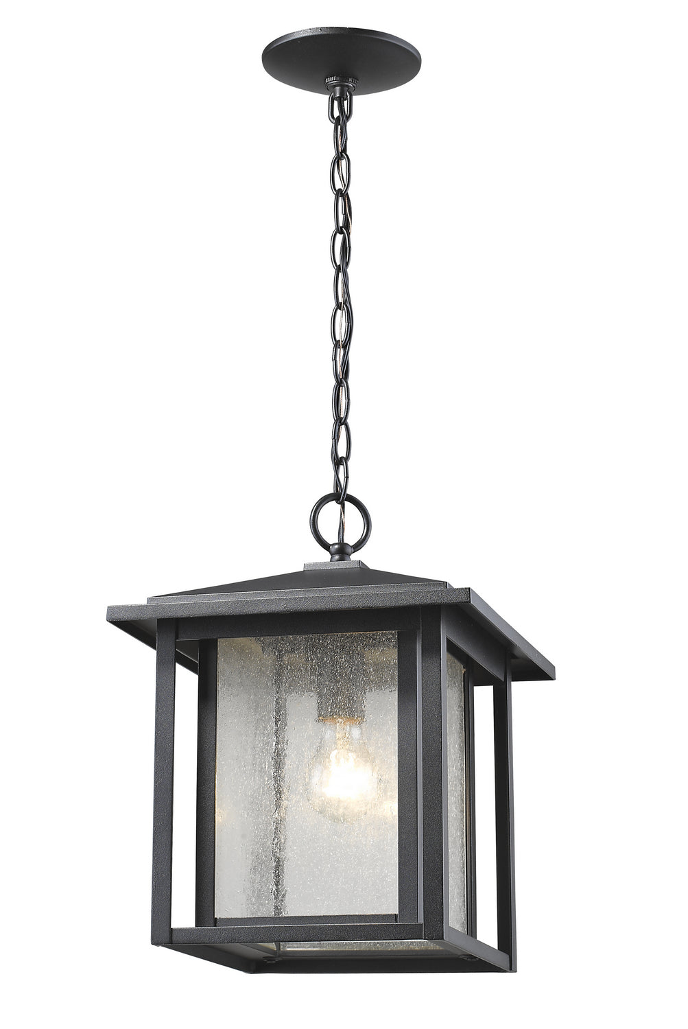 Z-Lite - 554CHB-BK - One Light Outdoor Chain Mount - Aspen - Black