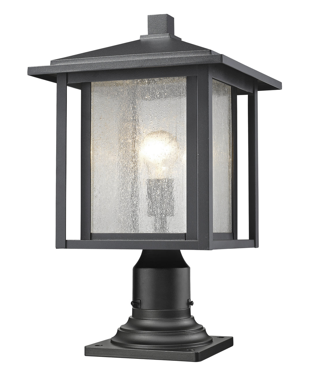 Z-Lite - 554PHB-533PM-BK - One Light Outdoor Pier Mount - Aspen - Black