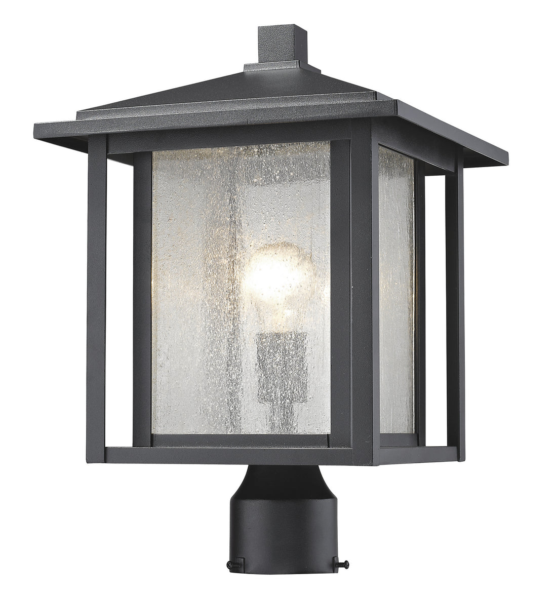 Z-Lite - 554PHB-BK - One Light Outdoor Post Mount - Aspen - Black