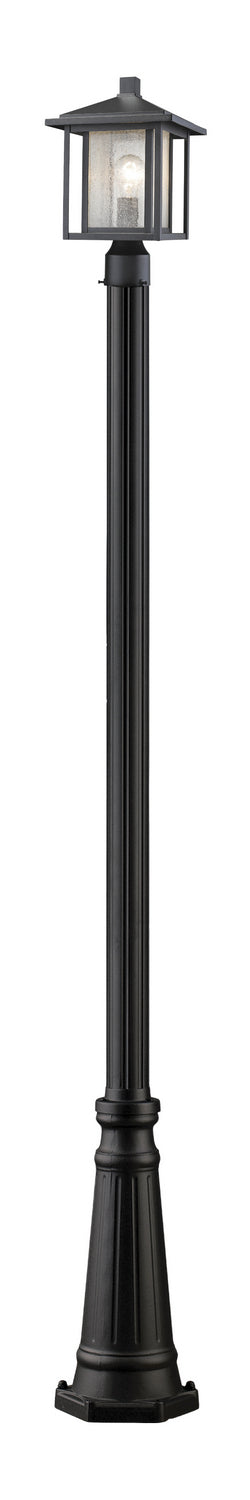 Z-Lite - 554PHM-519P-BK - One Light Outdoor Post Mount - Aspen - Black