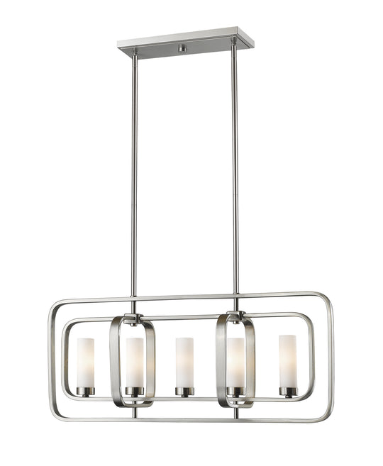 Z-Lite - 6000-5L-BN - Five Light Linear Chandelier - Aideen - Brushed Nickel
