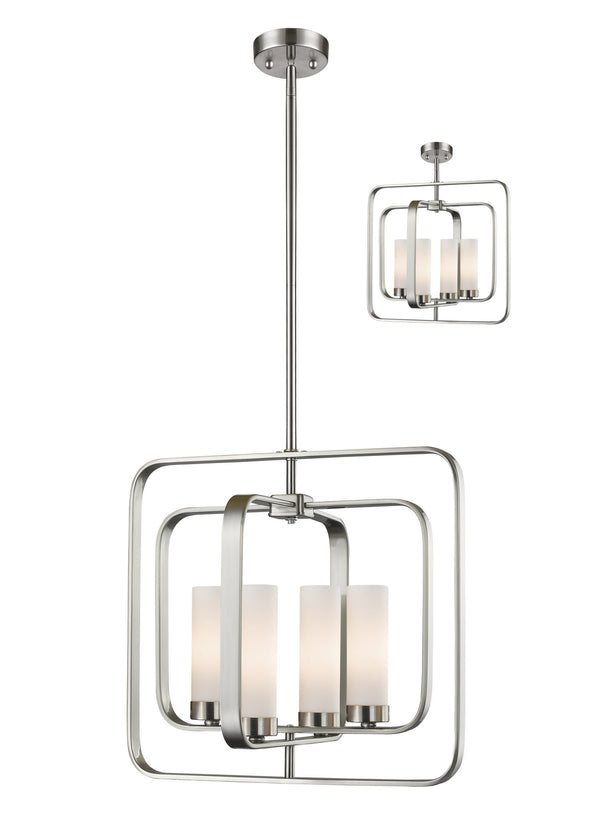 Z-Lite - 6000SFC-BN - Four Light Pendant - Aideen - Brushed Nickel