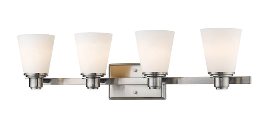 Z-Lite - 7001-4V-BN - Four Light Vanity - Kayla - Brushed Nickel