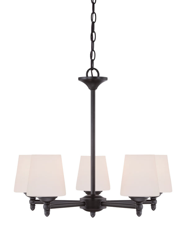 Designers Fountain - 15006-5-34 - Five Light Chandelier - Darcy - Oil Rubbed Bronze