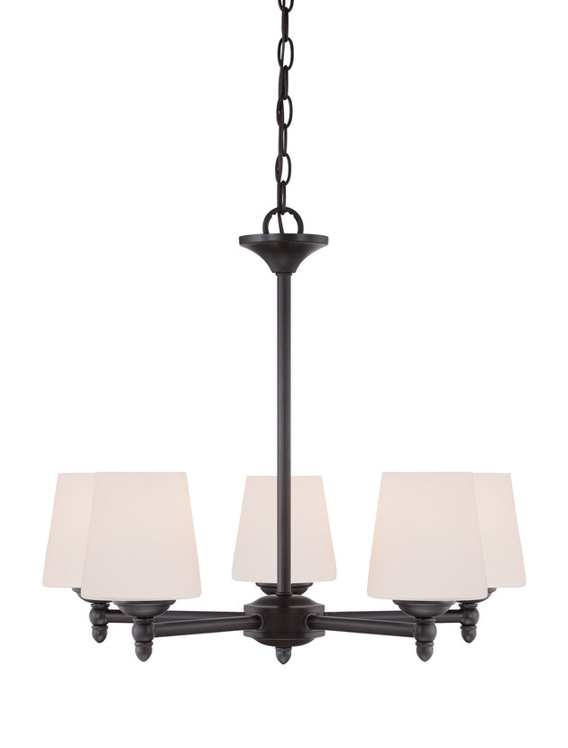 Designers Fountain - 15006-5-34 - Five Light Chandelier - Darcy - Oil Rubbed Bronze