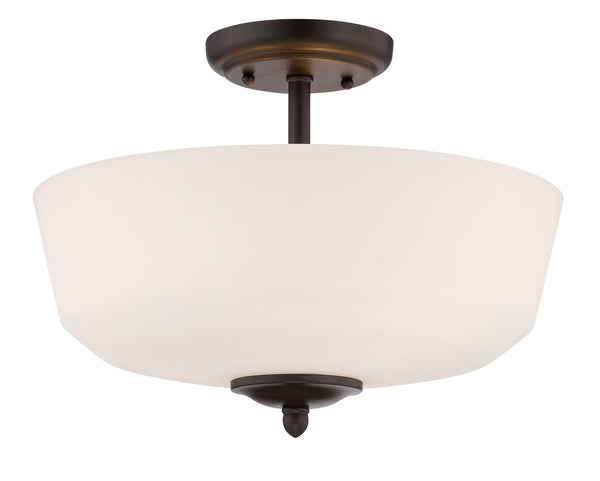 Designers Fountain - 15006-SF-34 - Three Light Semi-Flush Mount - Darcy - Oil Rubbed Bronze