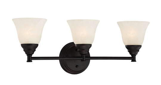 Designers Fountain - 85103-ORB - Three Light Bath Bar - Kendall - Oil Rubbed Bronze