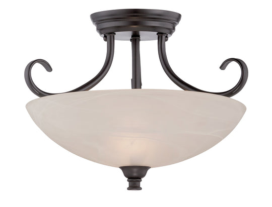 Designers Fountain - 85111-ORB - Two Light Semi-Flush Mount - Kendall - Oil Rubbed Bronze