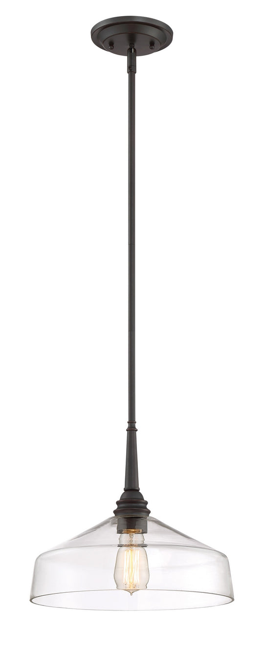 Designers Fountain - 90232-SB - One Light Pendant - Foundry - Satin Bronze