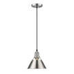 Golden - 3306-S PW-PW - One Light Pendant - Orwell PW - Pewter