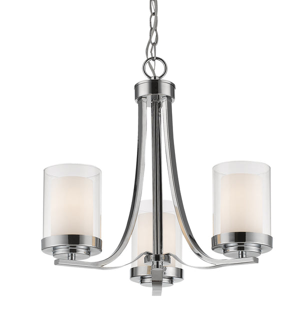 Z-Lite - 426-3C-CH - Three Light Chandelier - Willow - Chrome