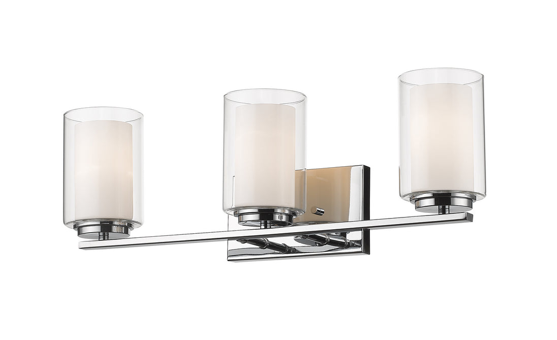 Z-Lite - 426-3V-CH - Three Light Vanity - Willow - Chrome