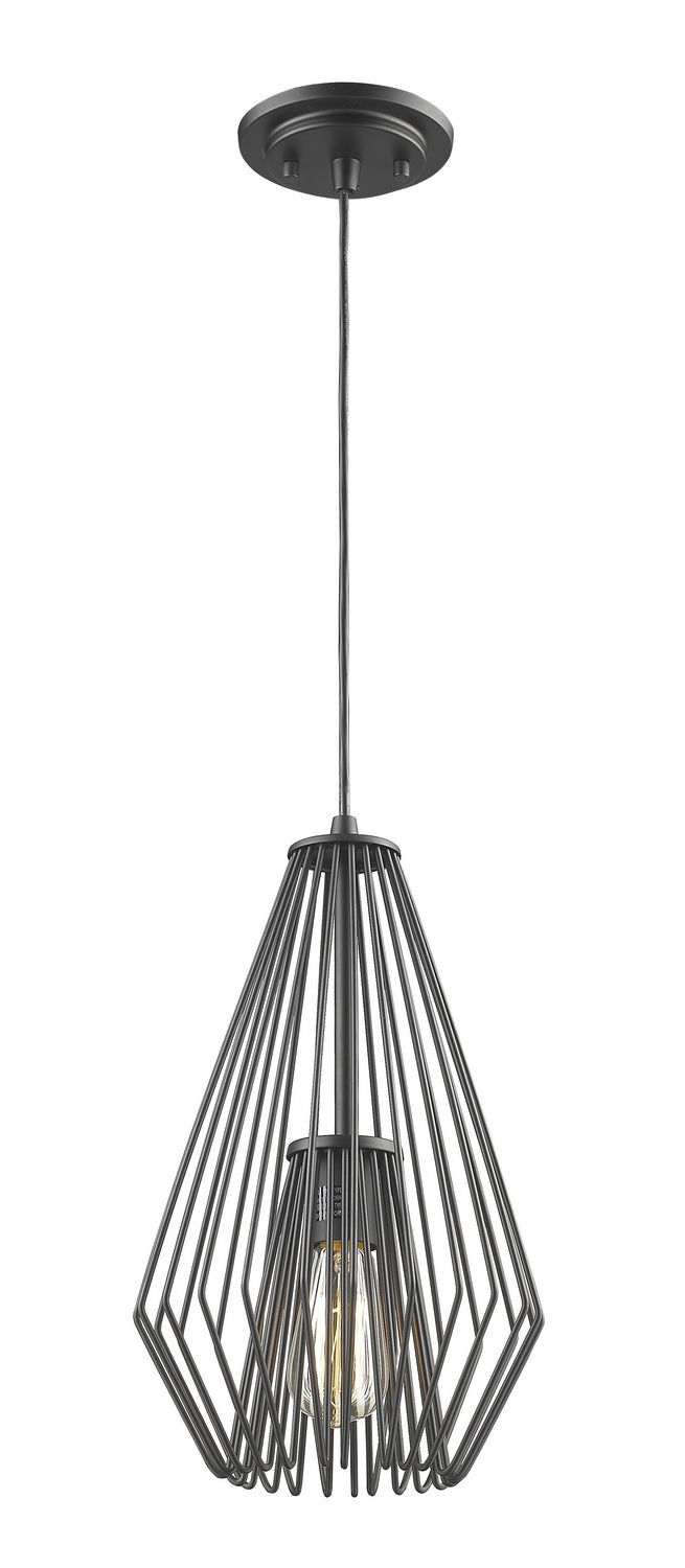 Z-Lite - 442MP-MB - One Light Pendant - Quintus - Matte Black