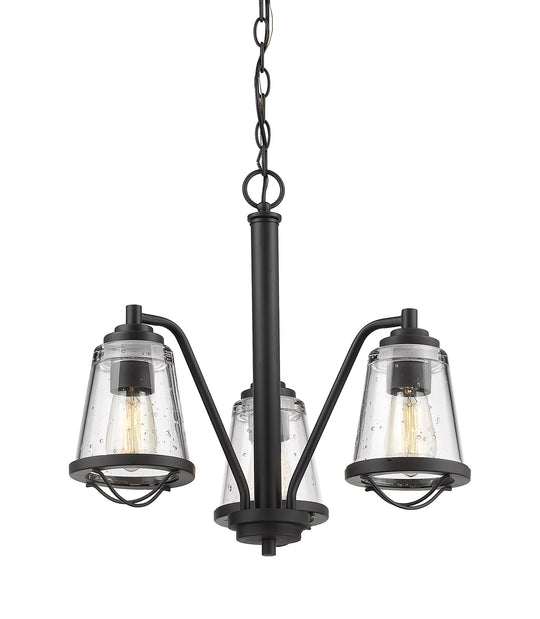 Z-Lite - 444-3-BRZ - Three Light Chandelier - Mariner - Bronze