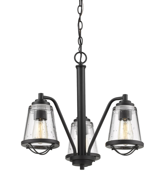 Z-Lite - 444-3-BRZ - Three Light Chandelier - Mariner - Bronze
