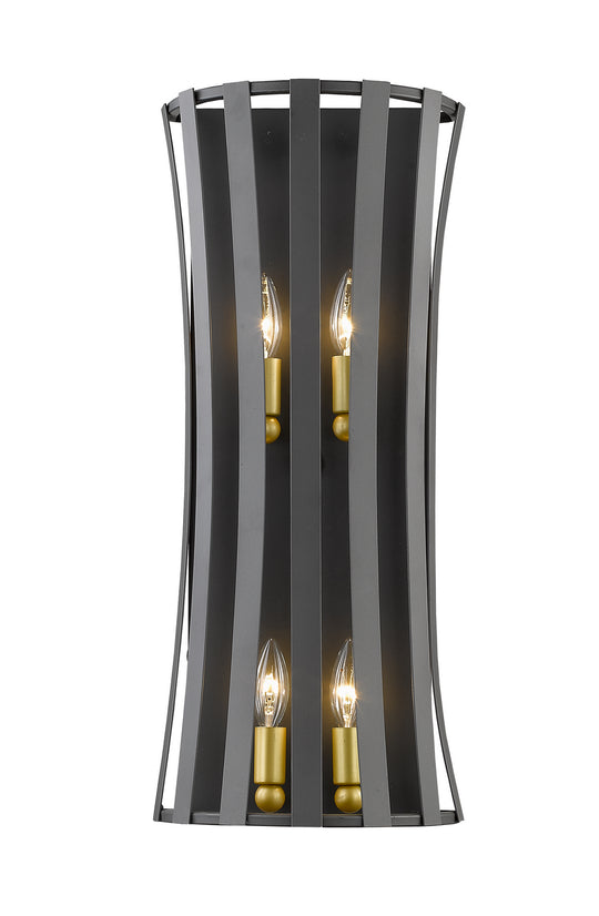 Z-Lite - 446-4S-BZGD - Four Light Wall Sconce - Geist - Bronze Gold